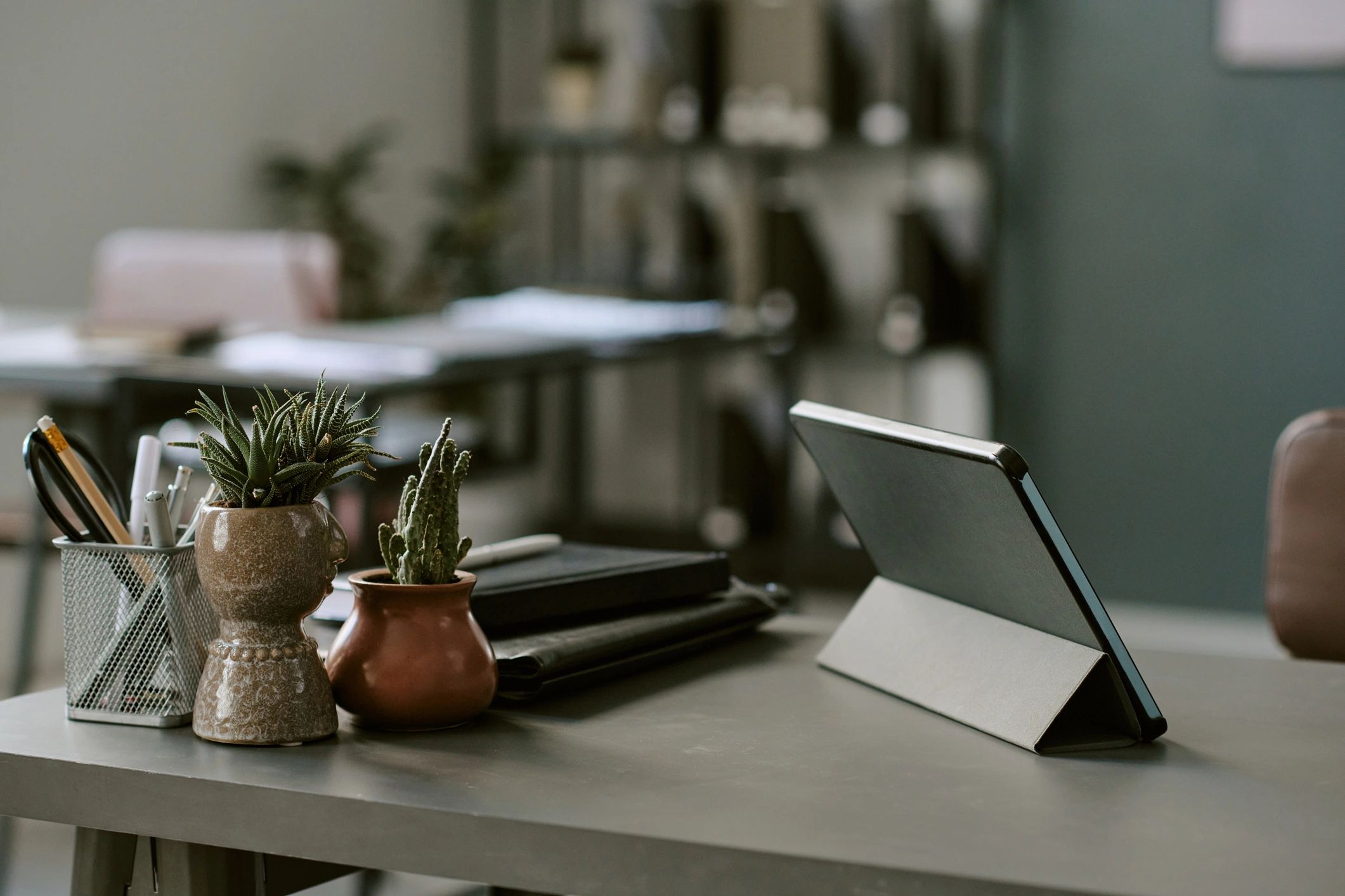 Organized desk setup for productivity planning